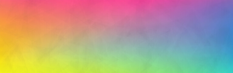 Colorful background. Abstract bright gradient. Vibrant wave texture. Multicolor fluid wallpaper. Liquid rainbow design. Wide poster template. Vector illustration.