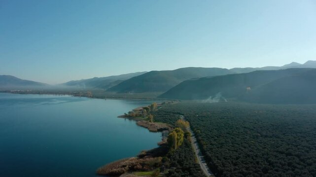 view of the lake Bursa iznik