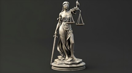 Obraz premium 3D symbol of injustice , World Day of Social Justice, Injustice Icon. Inequity, Imbalance Symbol.