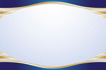 Blue and Golden Certificate background