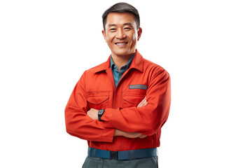 Asian men mechanic on transparent background png cutouts. Images for graphic designers. Image for flyers. Topics related to mechanic. Mechanic world. Job offer. Recruitment. Asia. Asian. China. Japan.