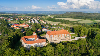 Panoramic view of Kunstat Castle