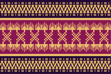 Geometric, seamless, traditional ethnic,ethnic pattern, fabric pattern for textiles, rugs, wallpaper, clothing, sarong, batik, wrapping, embroidery, print, background, cover, illustration, vector.