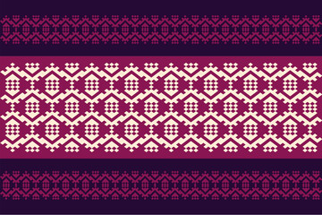 Geometric, seamless, traditional ethnic, thai pattern, fabric pattern for textiles, rugs, wallpaper, clothing, sarong, batik, wrapping, embroidery, print, background, cover, illustration