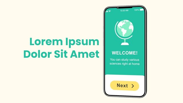 Modern Mobile Phone Universal Application Promo	