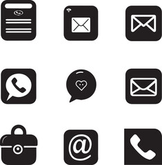 set of icons for web