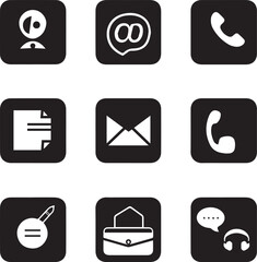 set of icons for web