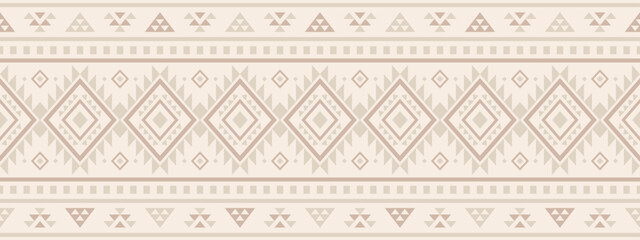 Ancient echoes Aztec geometric seamless patterns southwest Navajo Native American tribal ethnic colorful for textile printing