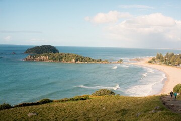 Moturiki Island and Maunganui Beach