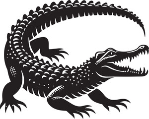 crocodile with a background