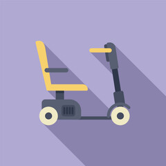 Electric scooter for disabled person allowing them to easily move around