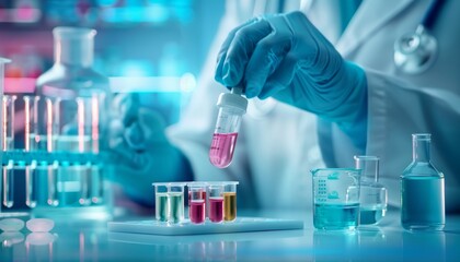 Creating Personalized Medicine Formulations - Scientist's Laboratory Exploration