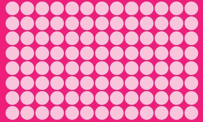 Flat design pink polka dot background