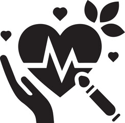 silhouette of a couple with heart