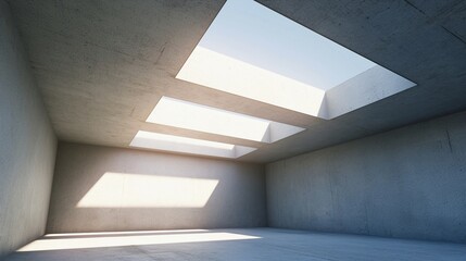 モダンなコンクリート部屋の内装4