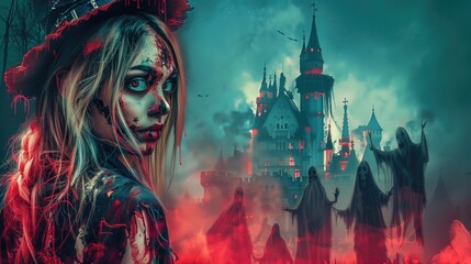 Free halloween background wallpaper poster page card