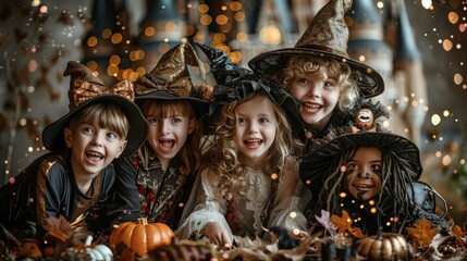 Obraz premium Free halloween background wallpaper poster page card