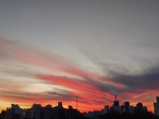 sunset in the city © Mon