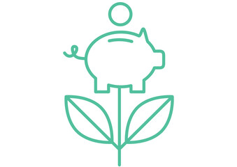 Green Economy Piggy Bank