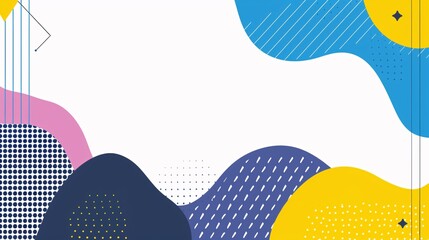 Abstract Colorful Shapes Background Presentation