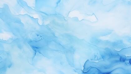 watercolor blue sky background