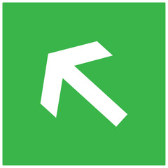 Emergency Exit Sign Set Vector Illustration