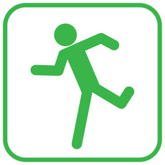 Emergency Exit Sign Set Vector Illustration