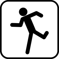 Emergency Exit Sign Set Vector Illustration