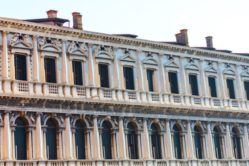 Obraz premium National Archeological Museum in Venice. Historic building located in Piazza San Marco. Venetian Renaissance style