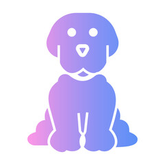 dog Gradient icon