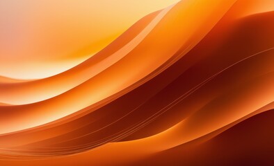 Abstract Orange Dunes at Sunset