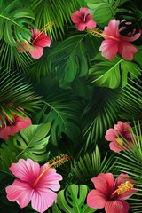 Close-up of pink flowers surrounded by green leaves