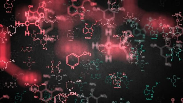 Research Science Medical Chemical Formulas Molecule Discoveries