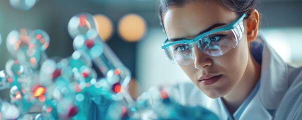 Focused Researcher Utilizing Specialized Equipment for Scientific Study and Conditioning Experiments in a Modern Laboratory Setting