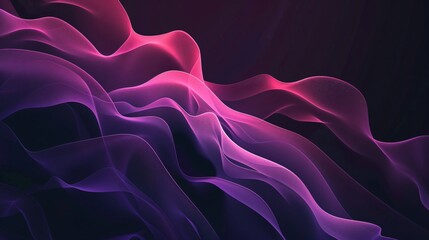 Obraz premium Abstract Purple and Pink Wave Pattern
