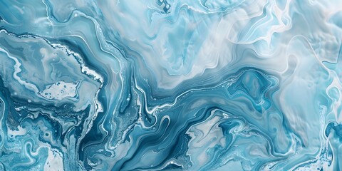 Obraz premium Blue background with marbled texture