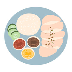 chicken rice national dishes of Singapore