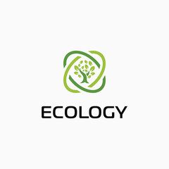 ecology, eco, bionic, nature, Healthy logo design template