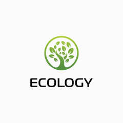 ecology, eco, bionic, nature, Healthy logo design template