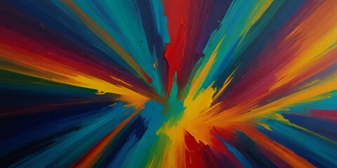Fototapeta premium abstract colorful background with rays