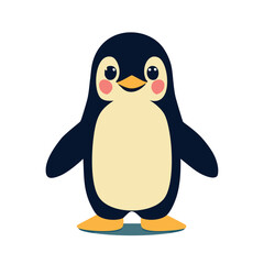 Obraz premium cute and beautiful little penguin - IA generativa