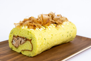 Enjoy delicious tuna cake rolls on weekend afternoons