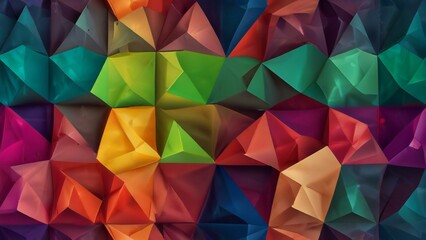 Fototapeta premium abstract background with triangles