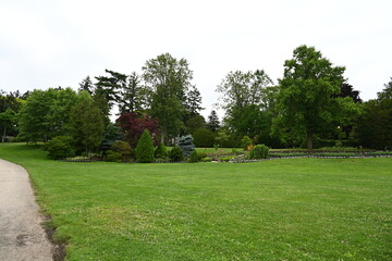 lantern in the park and landscape