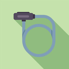 Bike lock securing bicycle using strong metal cable for safety and security