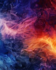 Colorful abstract art in various hues.