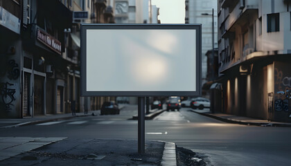 Fototapeta premium billboards on the street
