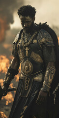 ancient african gladiator soldier