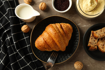 Tasty food with banana, concept of tasty food with banana