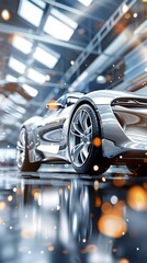 Automotive Design Studio: Engineers Refining Digital Parking Brake for New Model